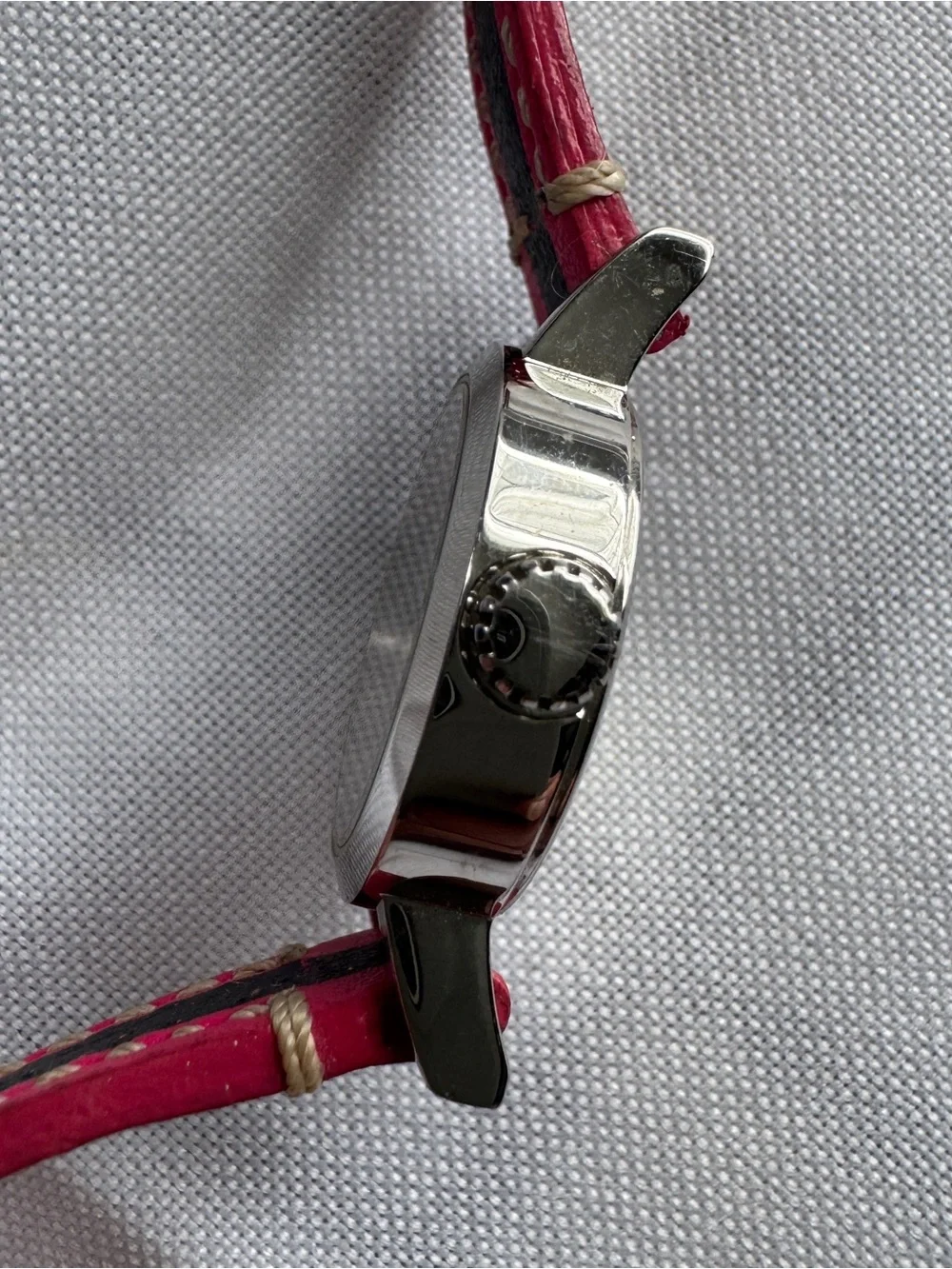 Coach Studio Women’s Watch Pink & Navy Slim Leather Strap 23mm 14501579